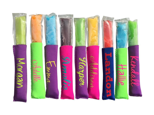 Idea of what you can create: Neoprene Freezer Pop Holders