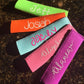 Neoprene Freezer Pop Holders personalized by customer