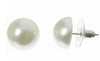 Flat Back Pearl Earrings