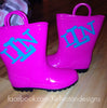 Gloss Vinyl on Rainboots