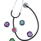 Stethoscope Clip Blanks personalized with Gloss 651 vinyl.