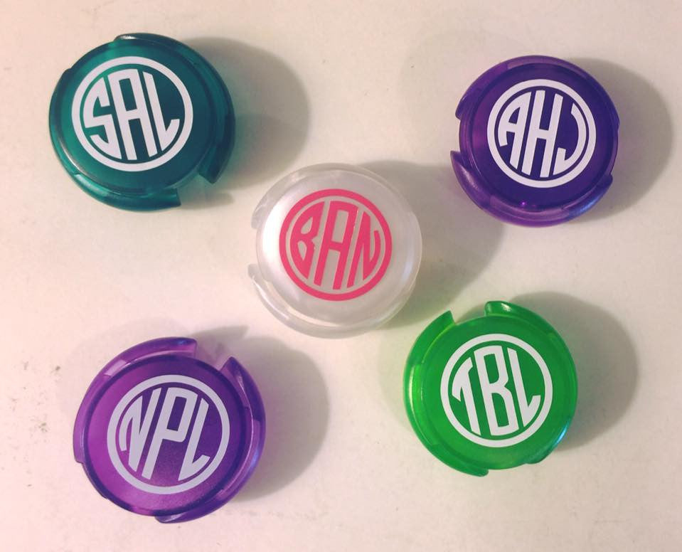 Stethoscope Clip Blanks personalized with Gloss 651 vinyl.