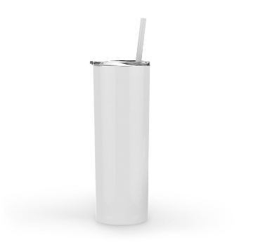 Tru Temp Skinny Tumbler White